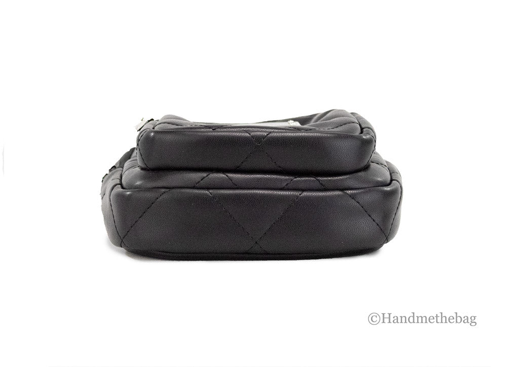 Marc Jacobs Pillow Small Black Quilted Leather Crossbody Bag